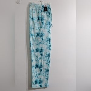 Men's Blue & White Tie Dye Cozy Lounge Pants , Size XL(40-42), New With Tag